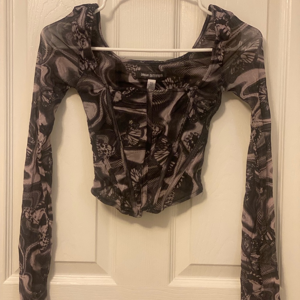 Urban Outfitters mesh corset top - Picture 3 of 3